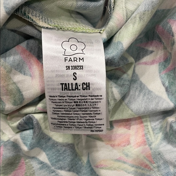 New Farm Rio Tropical Leaf Print Dress - Picture 11 of 11